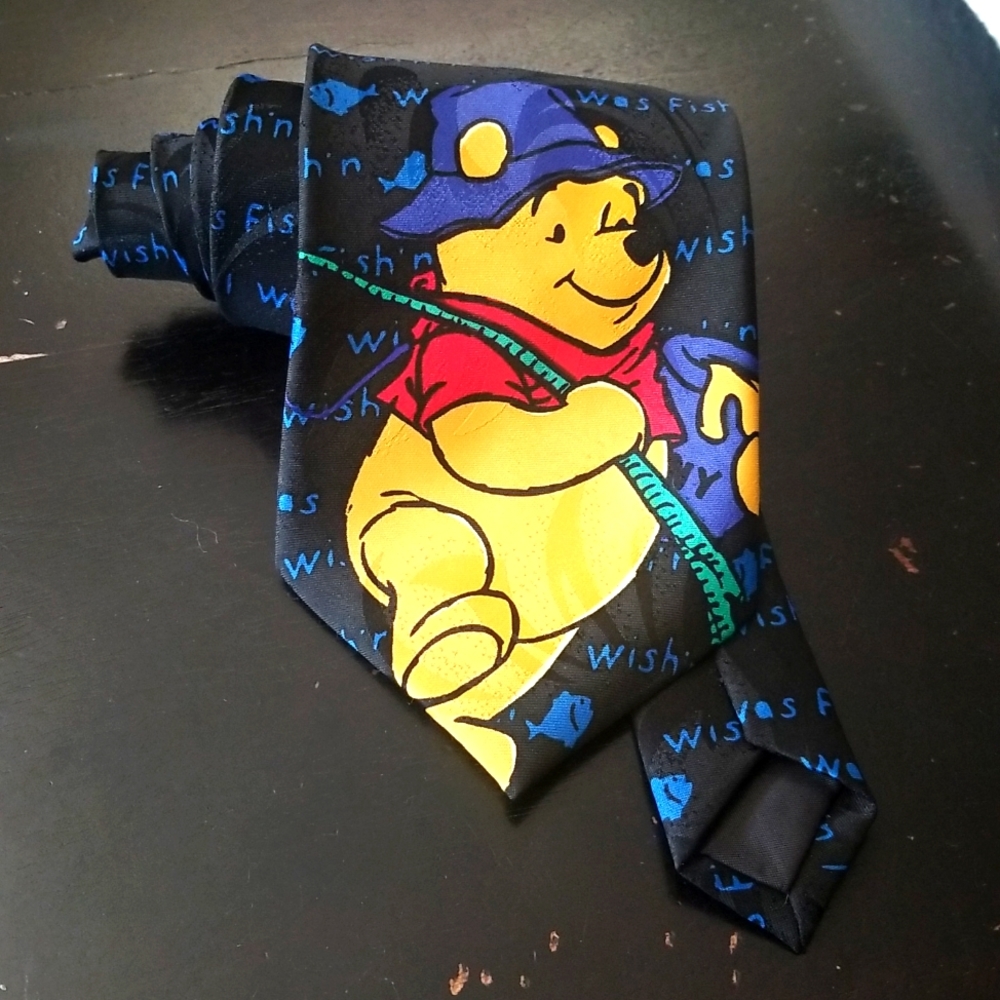 Winnie the Pooh "Wish'n I was Fish'n" Tie